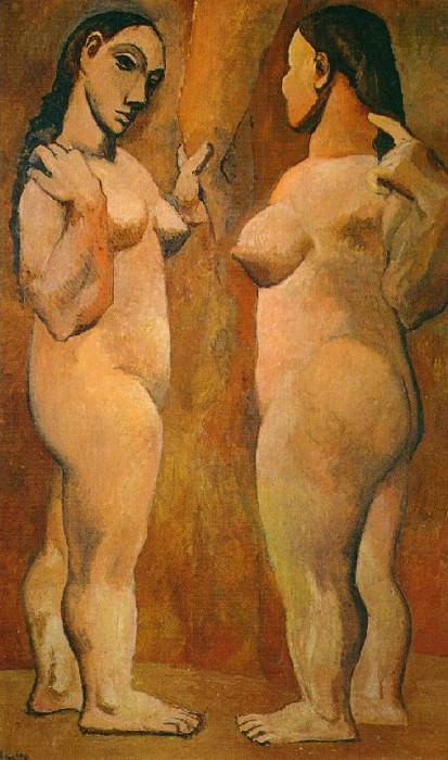 1906-7 Deux femmes nues, Pablo Picasso (1881-1973) Period of creation: 1889-1907