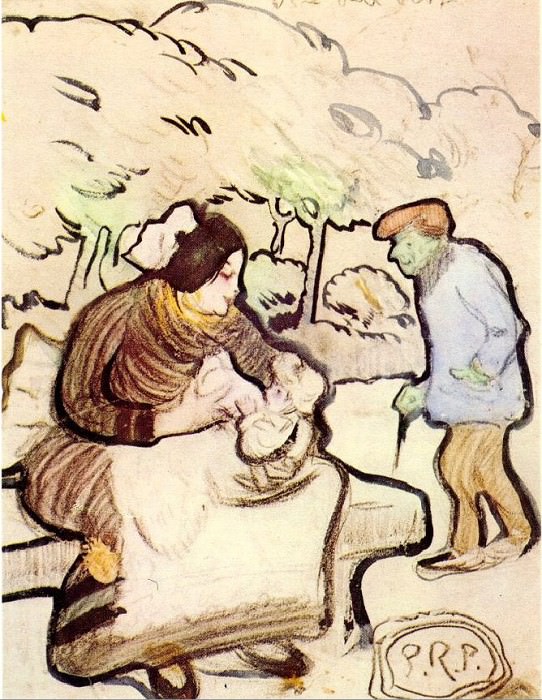 1899 Un vieil homme sale, Пабло Пикассо (1881-1973) Период: 1889-1907
