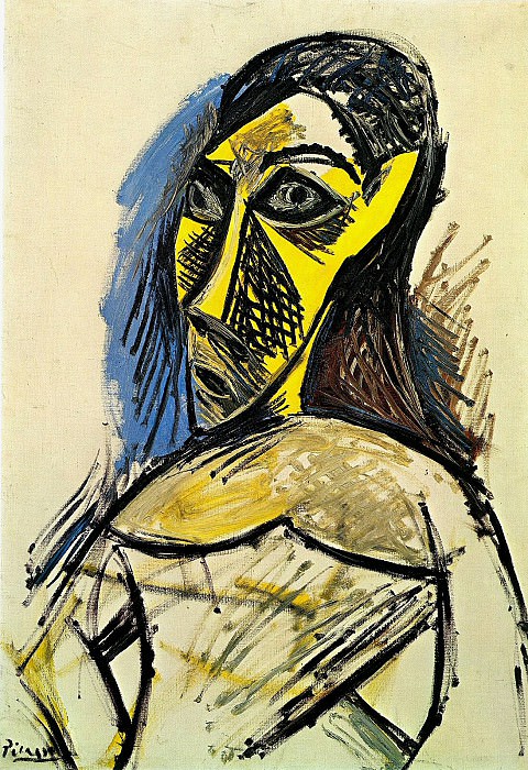 1907 Femme nue [Рtude], Пабло Пикассо (1881-1973) Период: 1889-1907