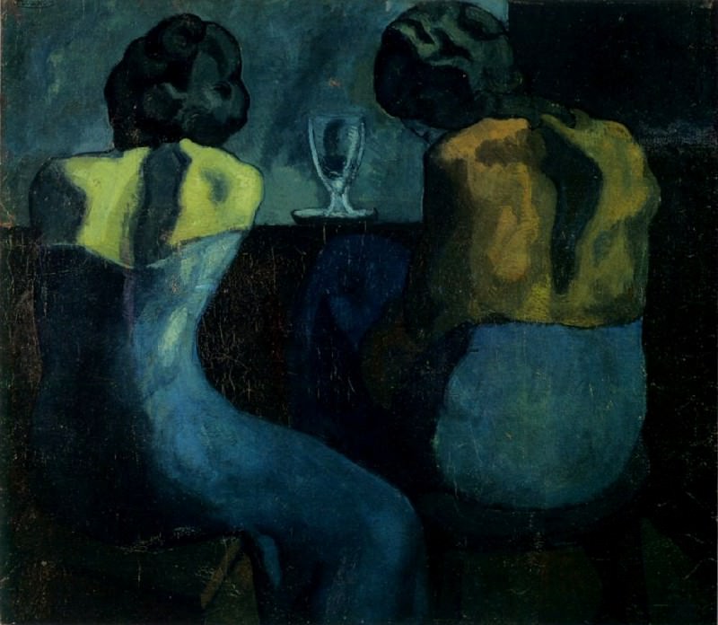 1902 Pierreuses au bar, Пабло Пикассо (1881-1973) Период: 1889-1907