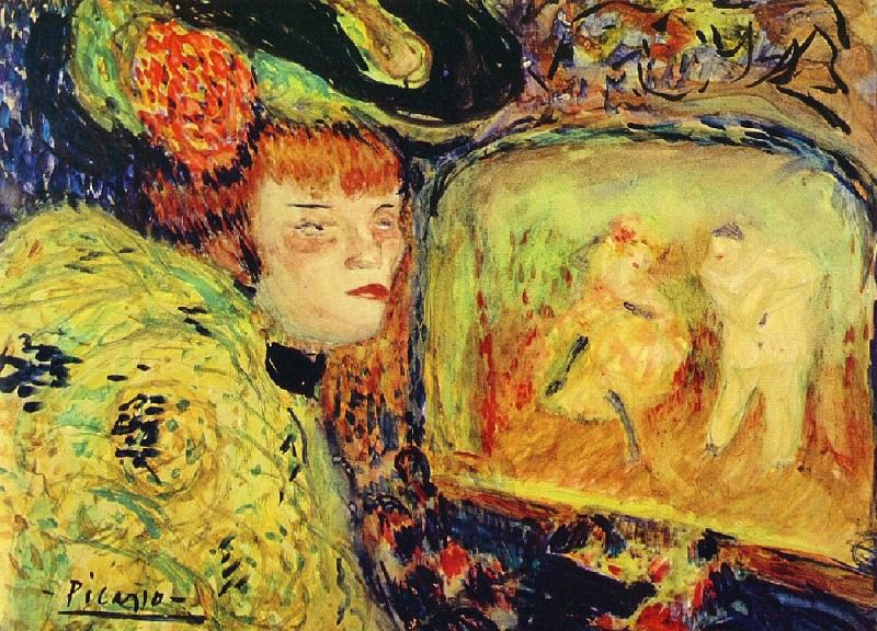 1901 Le Divan Japonais, Пабло Пикассо (1881-1973) Период: 1889-1907