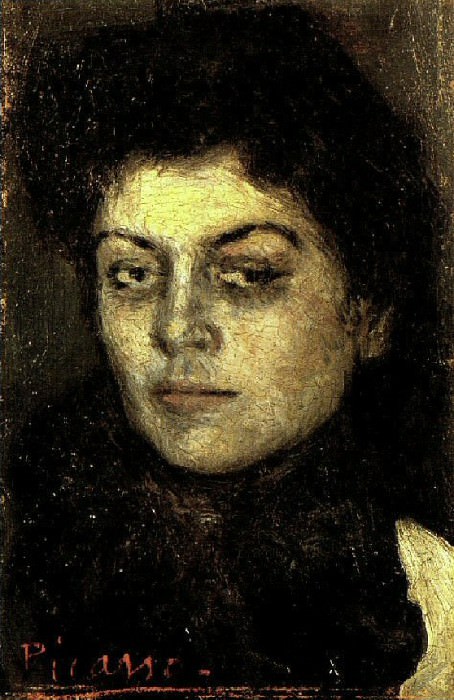 1901 Portrait de Lola Ruiz Picasso, Pablo Picasso (1881-1973) Period of creation: 1889-1907
