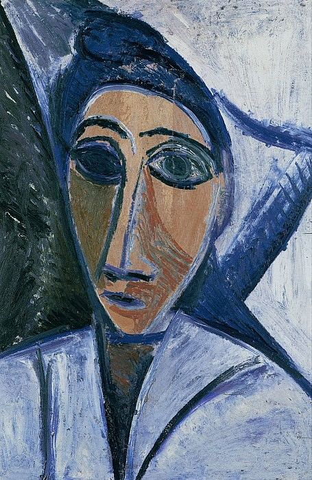 1907 Buste de femme ou de marin, Пабло Пикассо (1881-1973) Период: 1889-1907