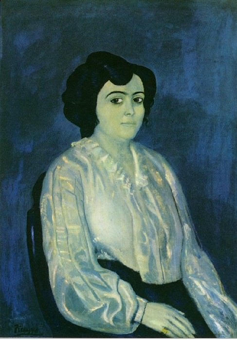 1903 Portrait de madame Soler, Пабло Пикассо (1881-1973) Период: 1889-1907