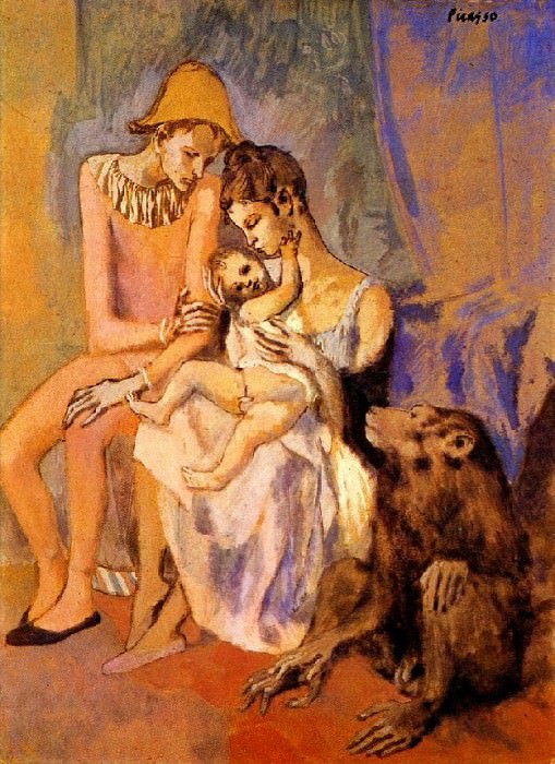 1905 Famille dacrobates avec singe, Pablo Picasso (1881-1973) Period of creation: 1889-1907