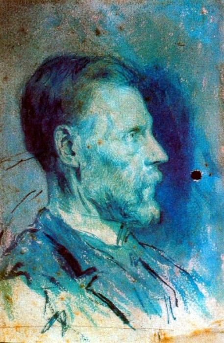 1896 Portrait du pКre de lartiste2, Пабло Пикассо (1881-1973) Период: 1889-1907
