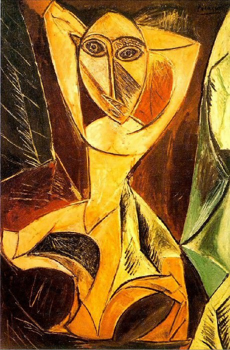 1907 Grande danseuse dAvinyв, Пабло Пикассо (1881-1973) Период: 1889-1907