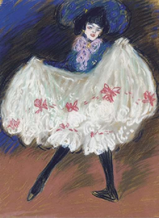 1901 La danseuse , Пабло Пикассо (1881-1973) Период: 1889-1907