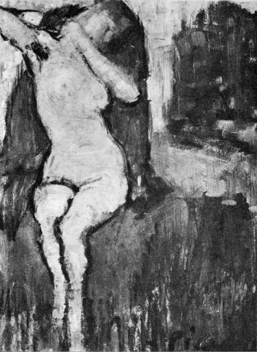 1901 Nu assis, Пабло Пикассо (1881-1973) Период: 1889-1907