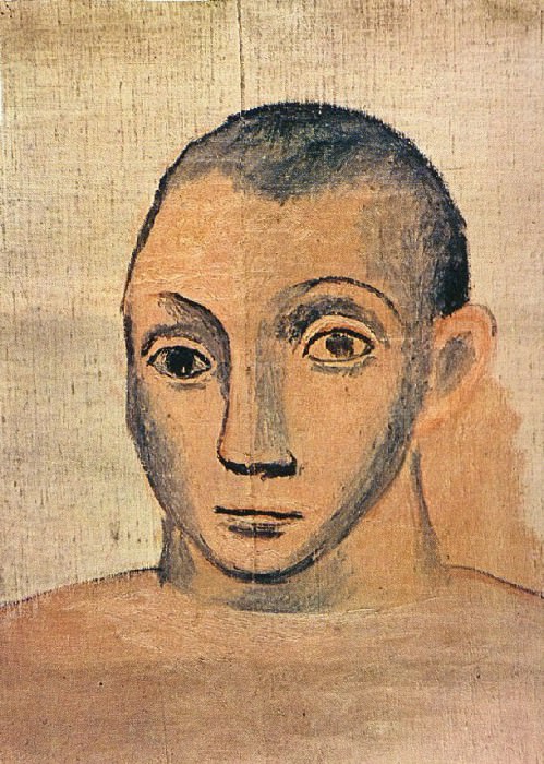 1906 Autoportrait2, Pablo Picasso (1881-1973) Period of creation: 1889-1907