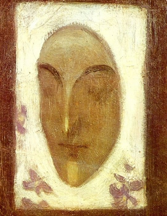 1900 Masque de visage, Пабло Пикассо (1881-1973) Период: 1889-1907