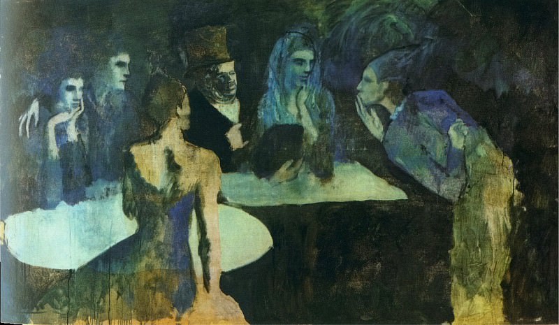 1904 Les Noces de Pierrette, Пабло Пикассо (1881-1973) Период: 1889-1907
