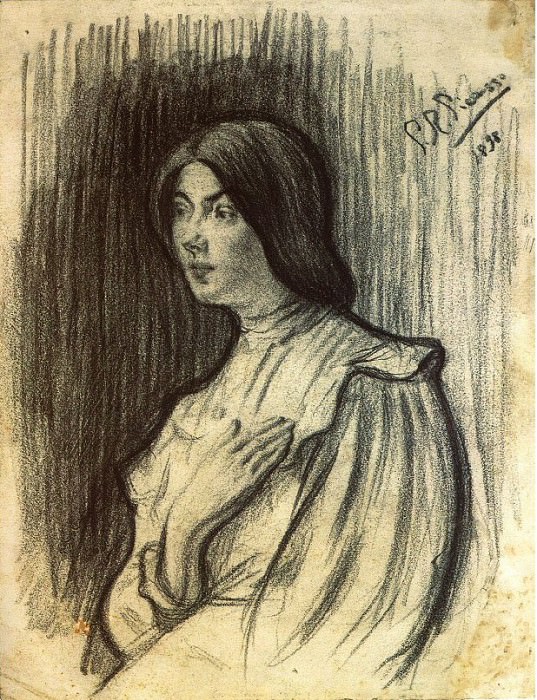 1898 Portrait de Lola, Pablo Picasso (1881-1973) Period of creation: 1889-1907