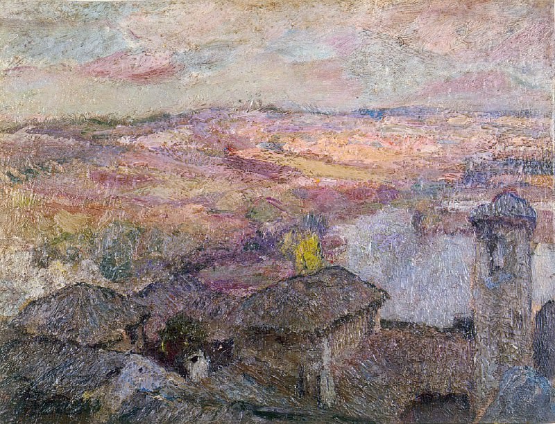 1900 Paysage Catalan, Пабло Пикассо (1881-1973) Период: 1889-1907