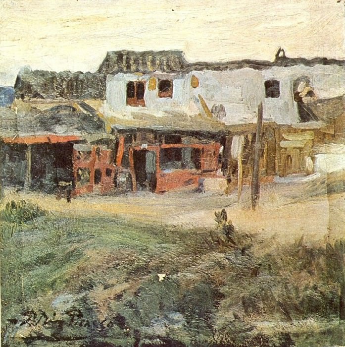 1900 La musclera, Пабло Пикассо (1881-1973) Период: 1889-1907