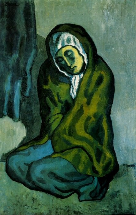 1902 MisВreuse accroupie, Pablo Picasso (1881-1973) Period of creation: 1889-1907