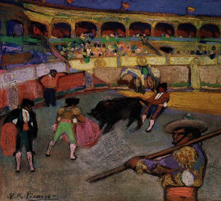 1900 Taureau tirВ par la queue, Пабло Пикассо (1881-1973) Период: 1889-1907