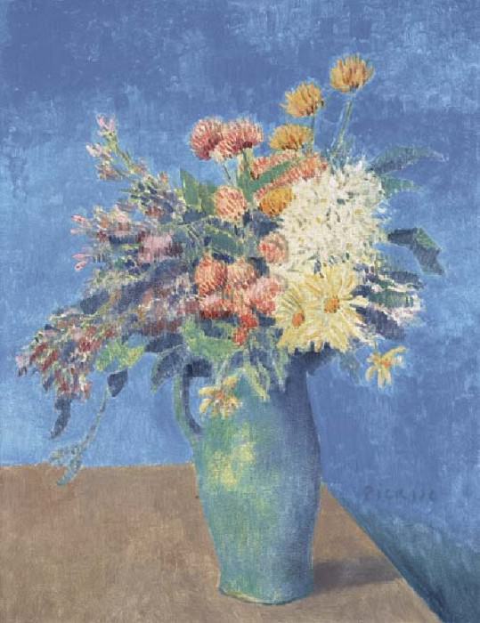 1904 Vase de fleurs, Пабло Пикассо (1881-1973) Период: 1889-1907