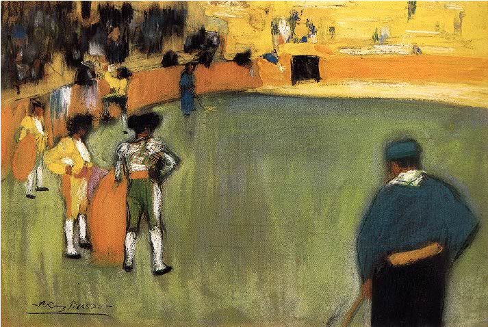 1900 Courses de taureaux 4, Пабло Пикассо (1881-1973) Период: 1889-1907