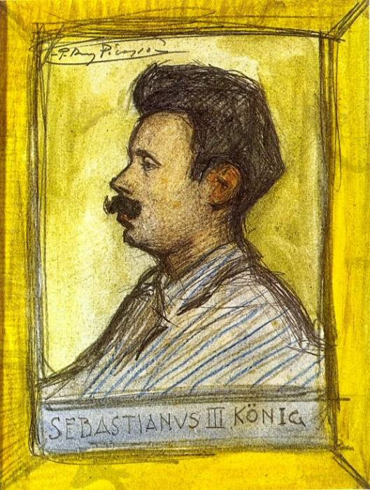 1900 Sebastianus III KФnig , Пабло Пикассо (1881-1973) Период: 1889-1907