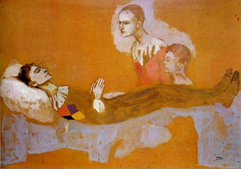 1906 La mort darlequin, Пабло Пикассо (1881-1973) Период: 1889-1907