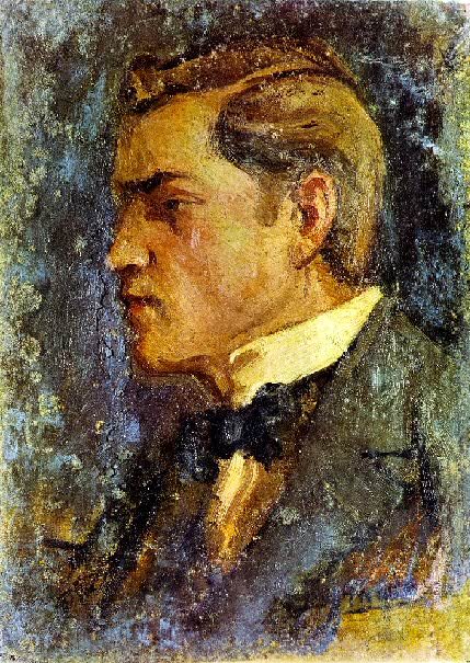 1895 Portrait de PallarВs, Пабло Пикассо (1881-1973) Период: 1889-1907
