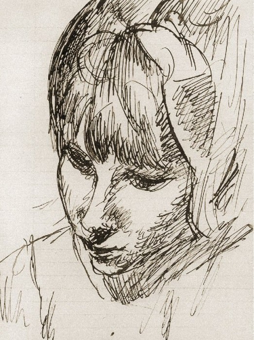 1907 TИte de Raymonde, Пабло Пикассо (1881-1973) Период: 1889-1907