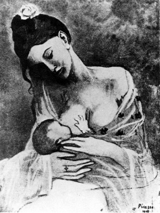 1905 MКre et enfant2, Пабло Пикассо (1881-1973) Период: 1889-1907