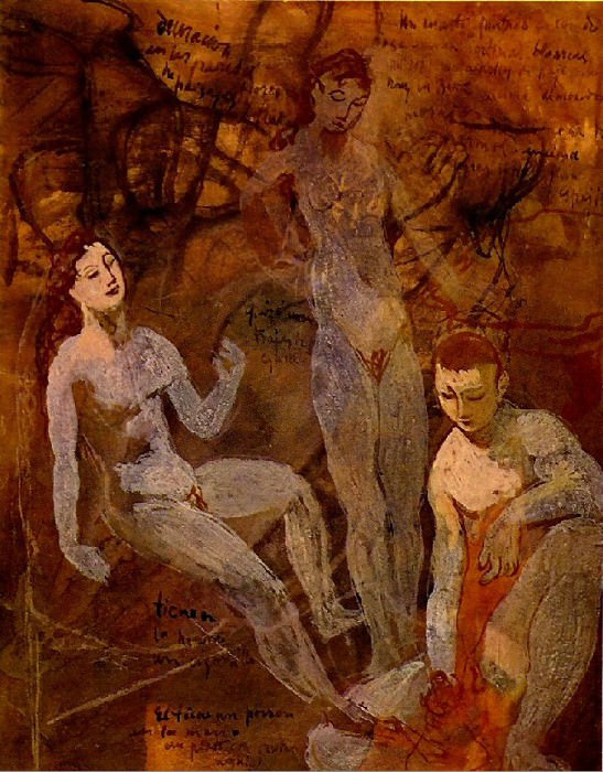 1906 Trois nus, Пабло Пикассо (1881-1973) Период: 1889-1907