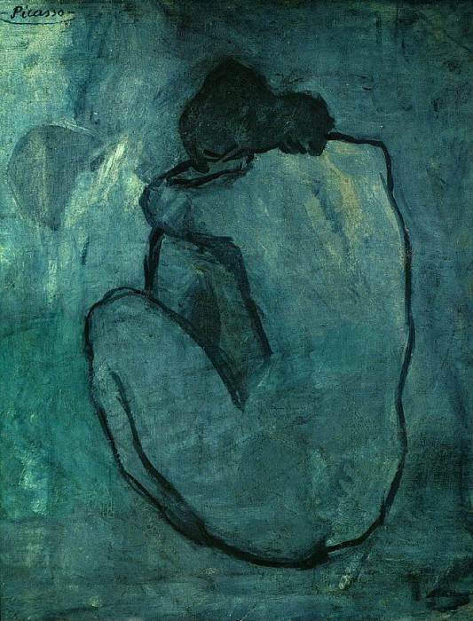 1902 Femme nue 2, Пабло Пикассо (1881-1973) Период: 1889-1907