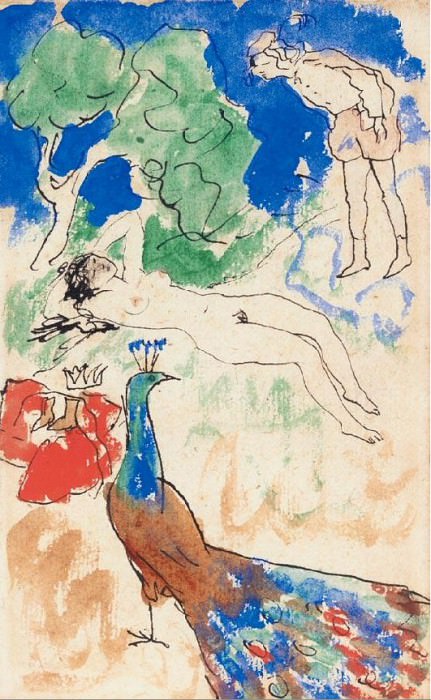 1905 Junon endormie, Пабло Пикассо (1881-1973) Период: 1889-1907
