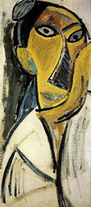 1907 Les Demoiselles dAvinyв [Рtude]3, Pablo Picasso (1881-1973) Period of creation: 1889-1907
