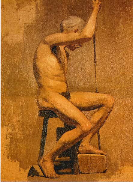 1895 Etude acadВmique, Пабло Пикассо (1881-1973) Период: 1889-1907