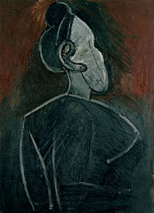 1907 Femme nue de trois quarts dos, Пабло Пикассо (1881-1973) Период: 1889-1907