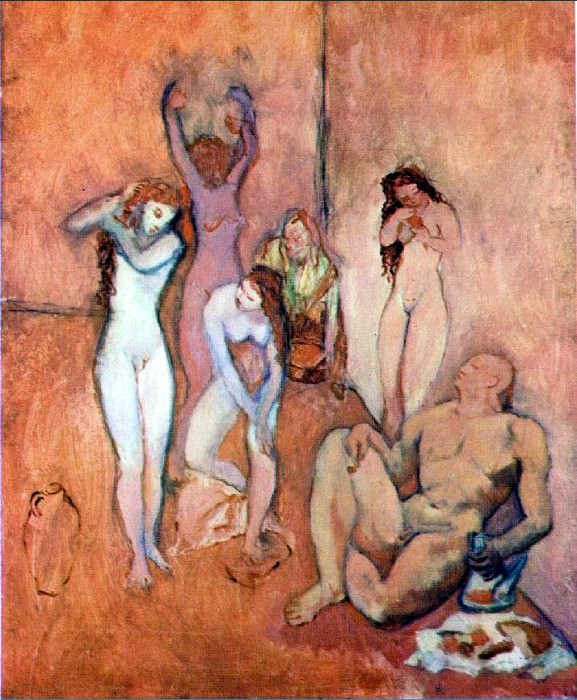 1906 Le Harem, Пабло Пикассо (1881-1973) Период: 1889-1907