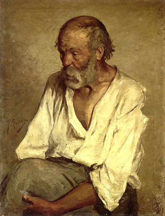 1895 Pablo Malaga copie de picasso , Пабло Пикассо (1881-1973) Период: 1889-1907