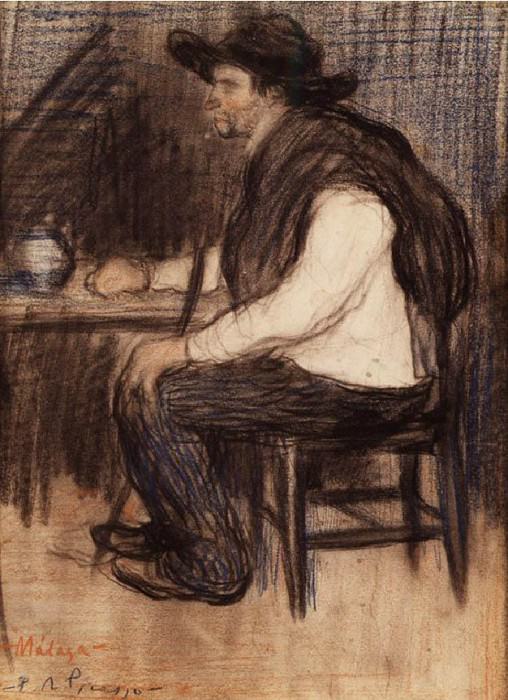 1901 Paysan de TolКde, Пабло Пикассо (1881-1973) Период: 1889-1907