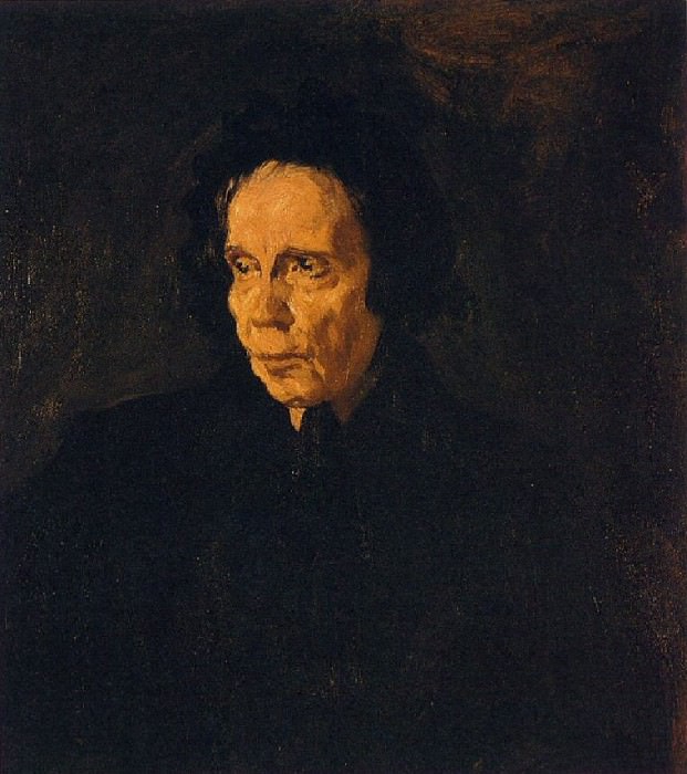 1896 Portrait de la tante Pepa, Пабло Пикассо (1881-1973) Период: 1889-1907