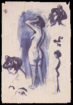 1899 nu, Пабло Пикассо (1881-1973) Период: 1889-1907