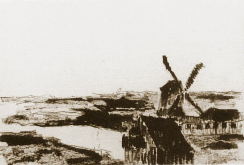 1905 Paysage dans les environs de Schoorl2, Пабло Пикассо (1881-1973) Период: 1889-1907