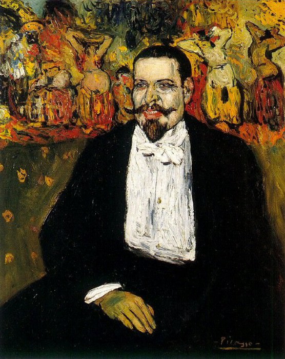 1901 Portrait de Gustave Coquiot, Пабло Пикассо (1881-1973) Период: 1889-1907