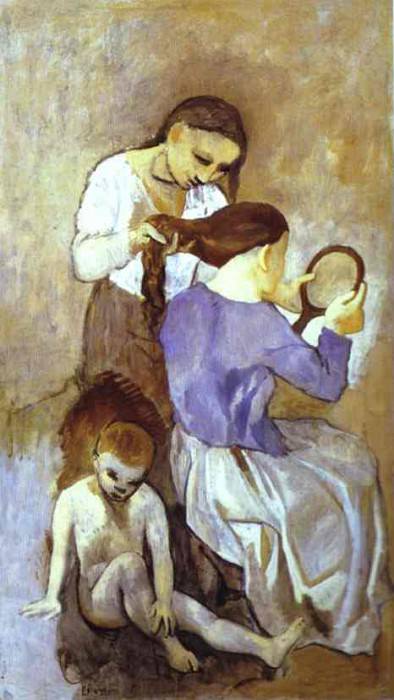 1906 Coiffure, Пабло Пикассо (1881-1973) Период: 1889-1907