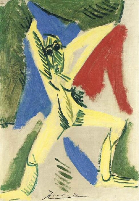 1907 Nu Е la draperie , Пабло Пикассо (1881-1973) Период: 1889-1907