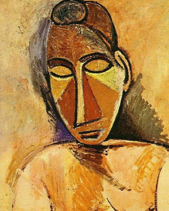 1907 Buste de femme2, Пабло Пикассо (1881-1973) Период: 1889-1907