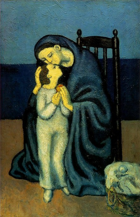 1901 MКre et enfant, Пабло Пикассо (1881-1973) Период: 1889-1907