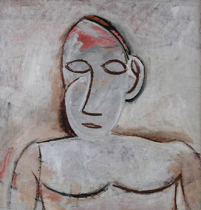 1907 Buste de femme Е la grande oreille, Pablo Picasso (1881-1973) Period of creation: 1889-1907