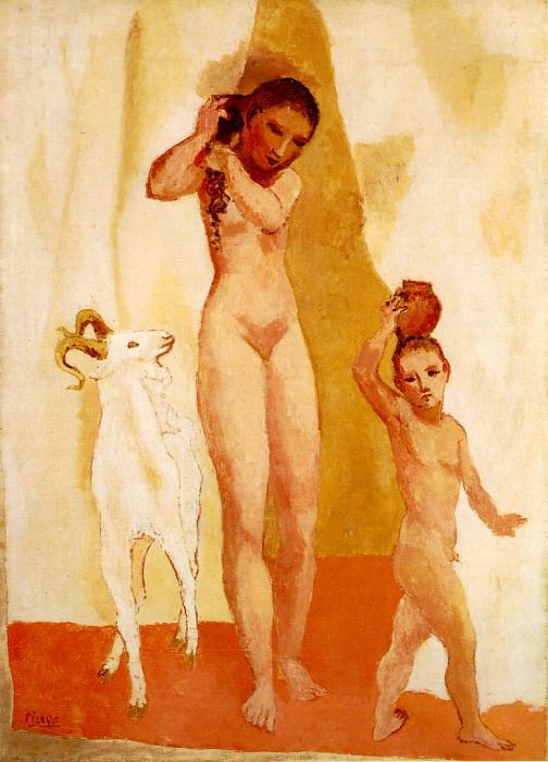 1906 Fille Е la chКvre, Pablo Picasso (1881-1973) Period of creation: 1889-1907