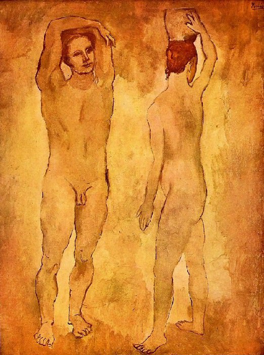 1906 Les adolescents2, Пабло Пикассо (1881-1973) Период: 1889-1907