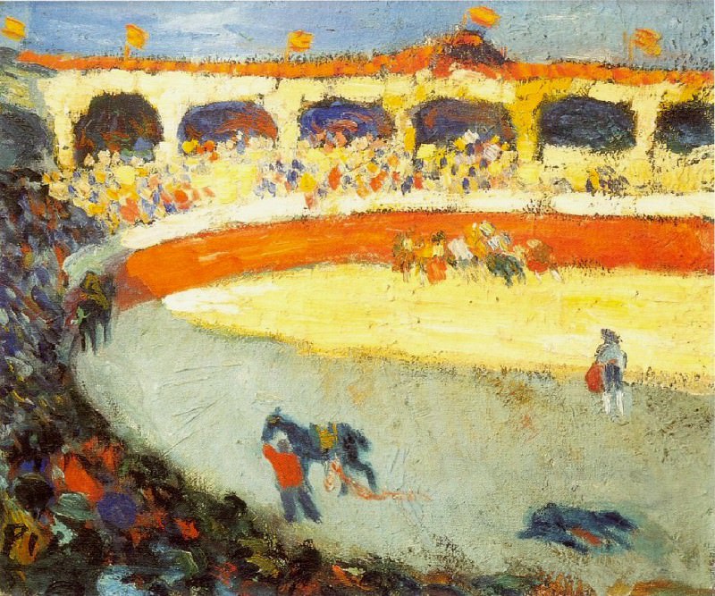 1901 Courses de taureaux, Пабло Пикассо (1881-1973) Период: 1889-1907