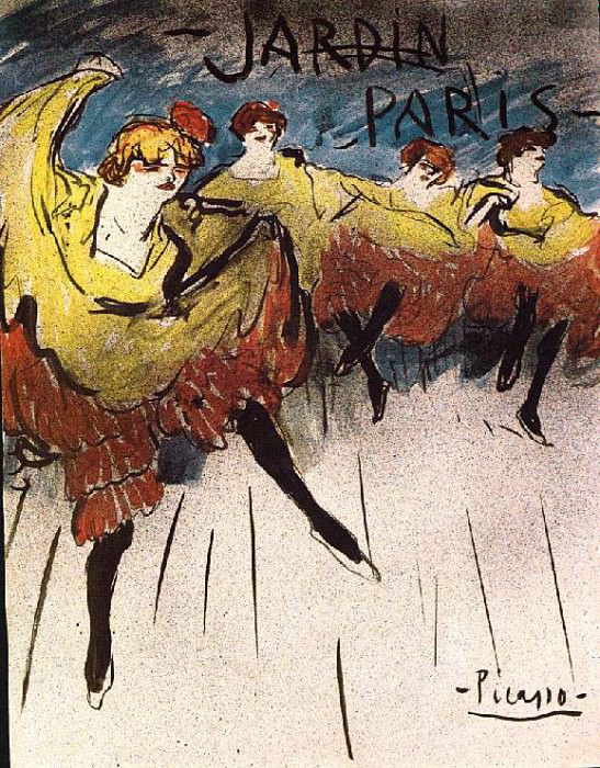 1901 Jardin de Paris. JPG, Пабло Пикассо (1881-1973) Период: 1889-1907